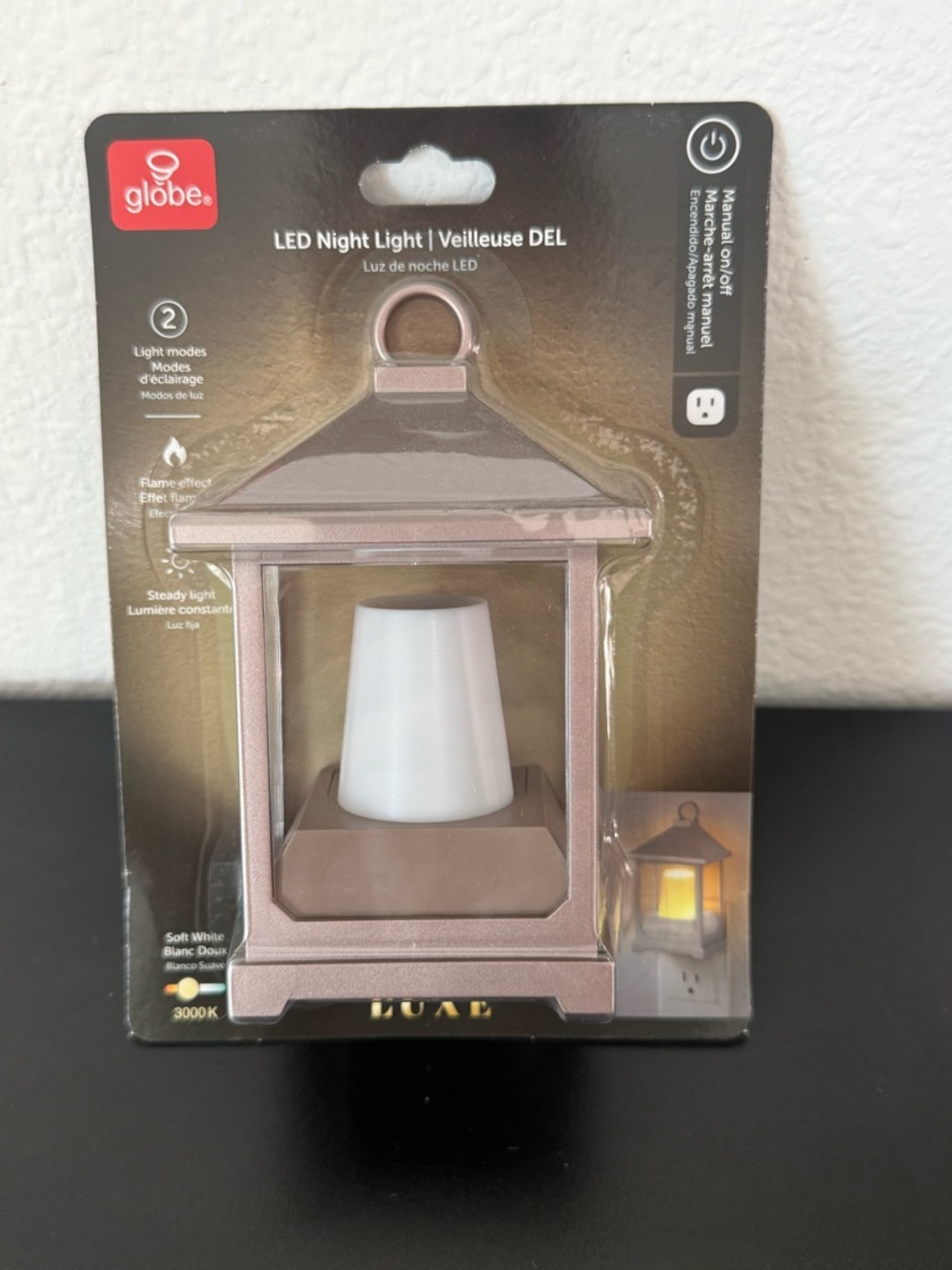 Nwt Globe LED Night Light Lantern